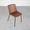 Samuel Tan Vinyl Dining Chair