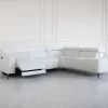 Carla Mil Oyster Fabric Sectional - Angle