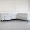 Carla Mil Oyster Fabric Sectional - Angle - 2