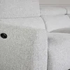 Carla Mil Oyster Fabric Sectional - Details