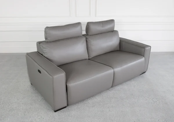 Lotus Iron Leather Sofa