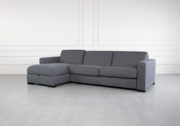 Taylor TLT Grey Fabric Sofabed - Angle