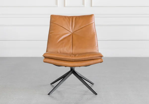 Aubrey-Camel-J664-Leather-Accent-Chair-Front