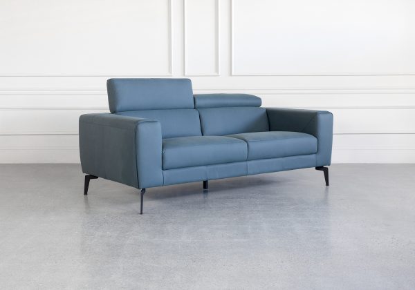 Celine Blue S611 Leather Sofa - Angle R