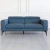 Celine Blue S611 Leather Sofa - Front