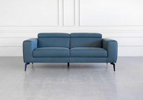 Celine Blue S611 Leather Sofa - Front