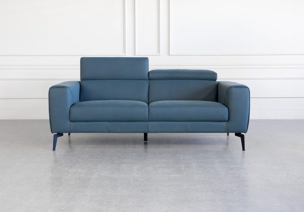 Celine Blue S611 Leather Sofa - Front R