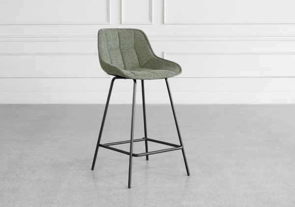 Davie Sage 355 Fabric Counter Stool - Angle