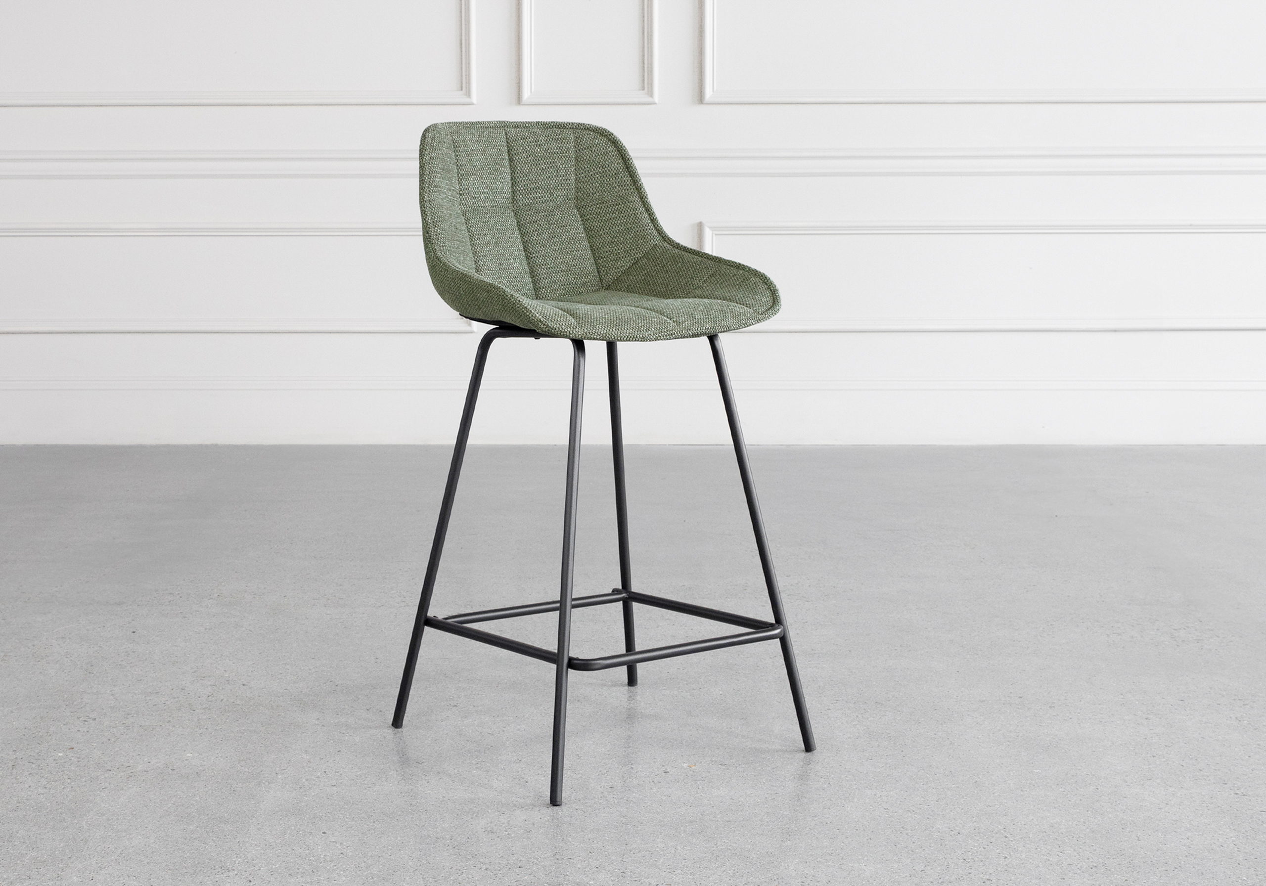 Davie Sage 355 Fabric Counter Stool Angle