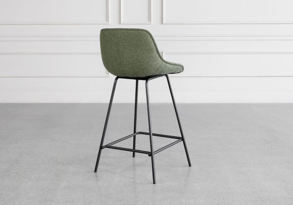 Davie Sage 355 Fabric Counter Stool - Back