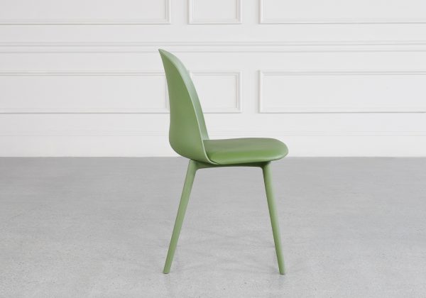 Eugene Green G17 Vinyl Dining Chair - Side