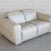 Haven Taupe-M5652 Leather Loveseat