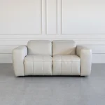 Haven Power Leather Loveseat