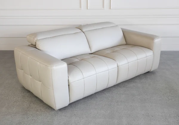 Haven Taupe-M5652 Leather Sofa