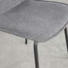 Scott Grey 456 Fabric Dining Chair - Details