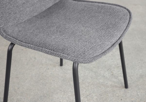 Scott Grey 456 Fabric Dining Chair - Details