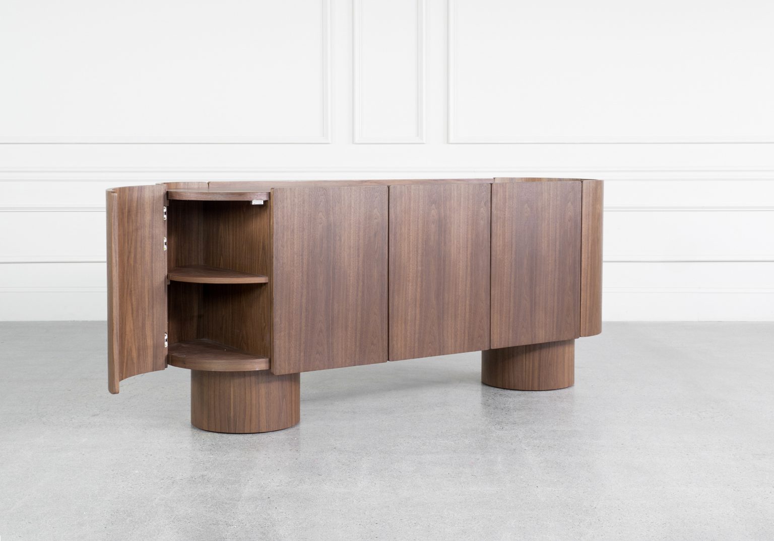 Atila Walnut Sideboard Angle 2
