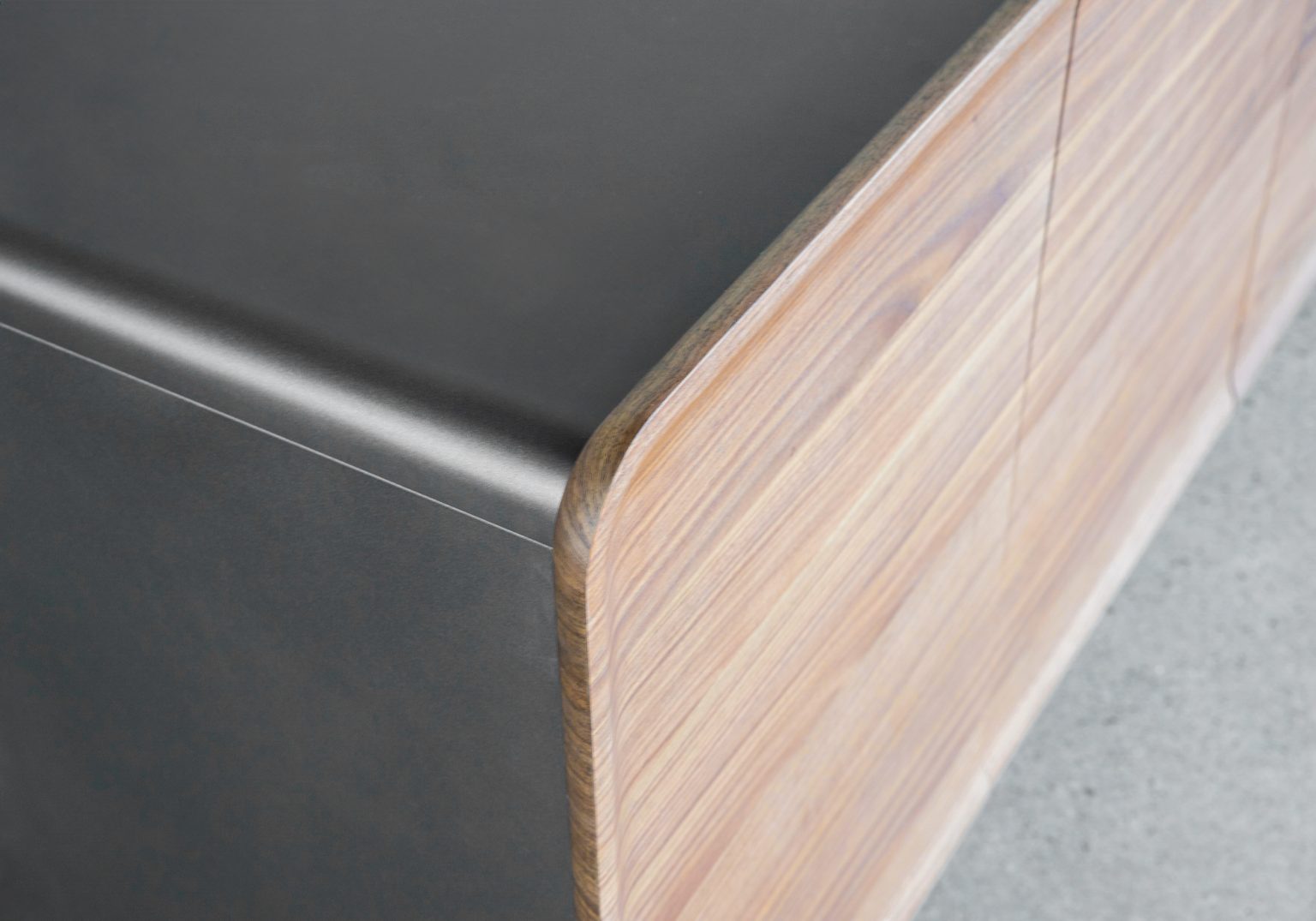 Burke Walnut Buffet Top