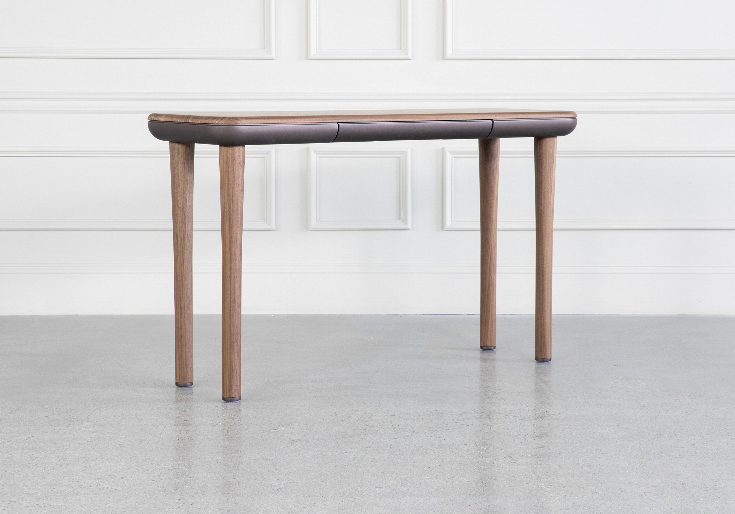 Burke Wood Console Table Angle