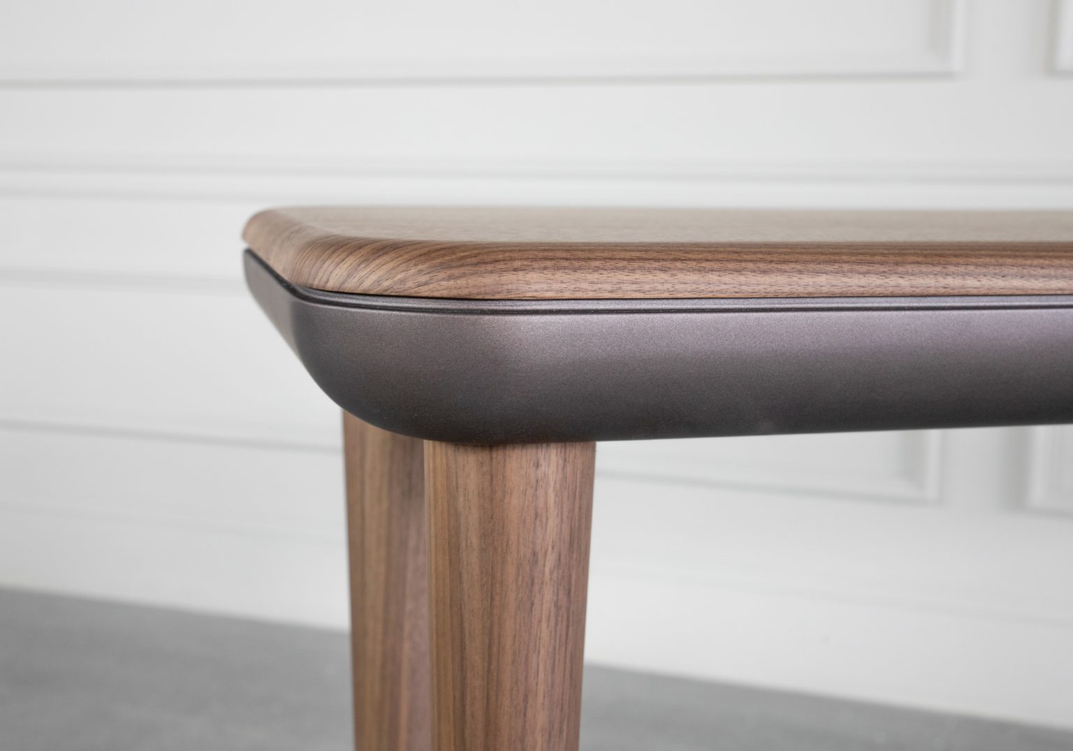 Burke Wood Console Table Details