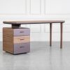 Burke Wood Desk - Angle