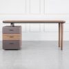 Burke Wood Desk - Front