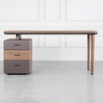 Burke Office Desk with Drawers