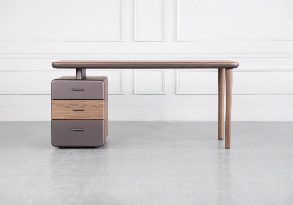 Burke Wood Desk - Front