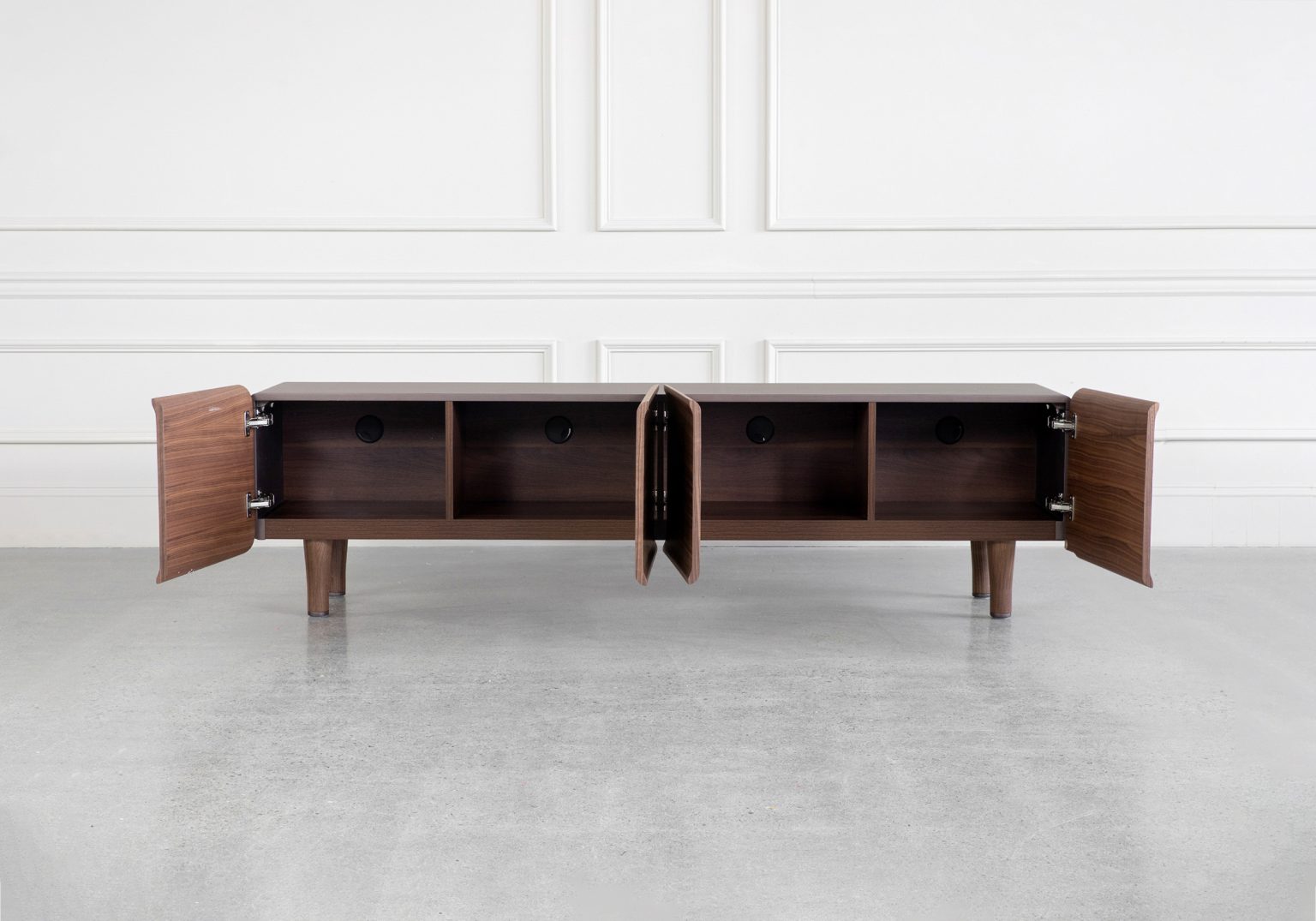 Burke Wood Tv Stand Font