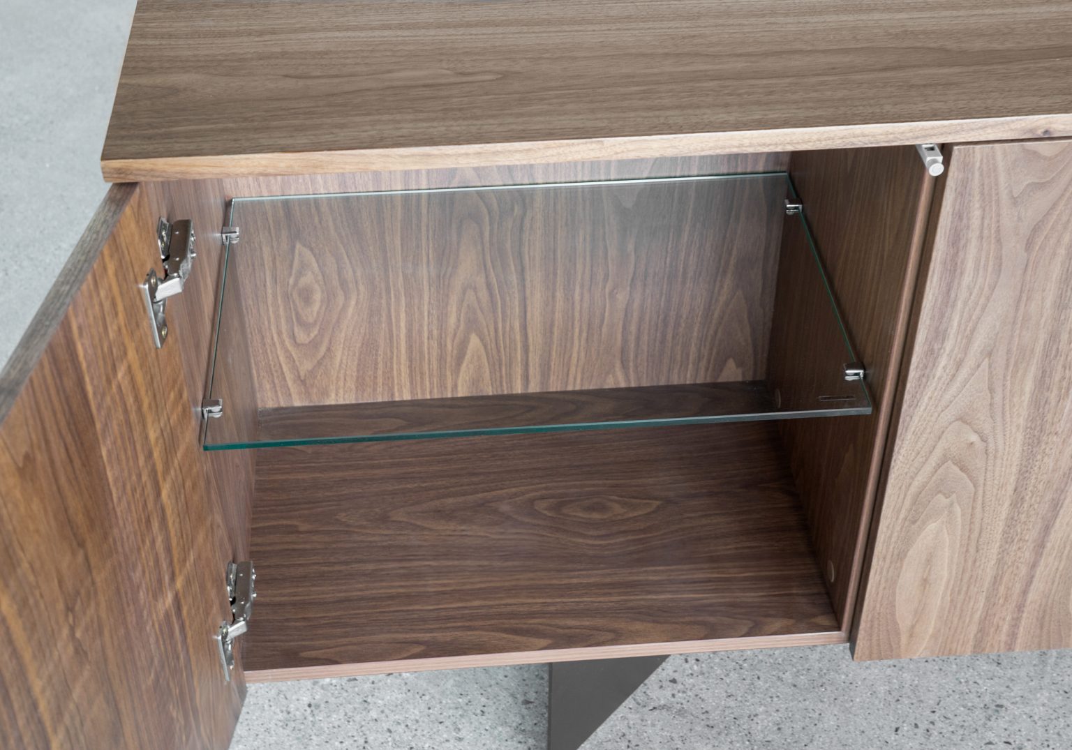 Malibu Walnut Sideboard Details