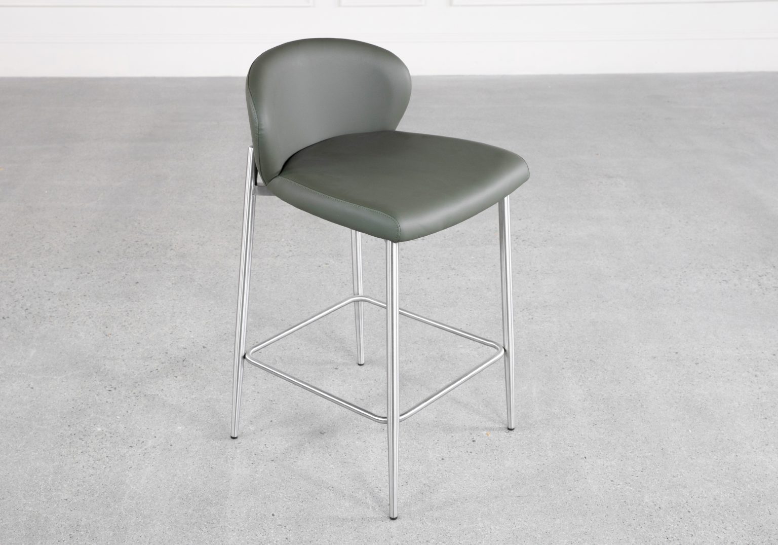Mona Green 60 Vinyl Counter Stool