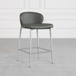 Mona Faux Leather Counter Stool