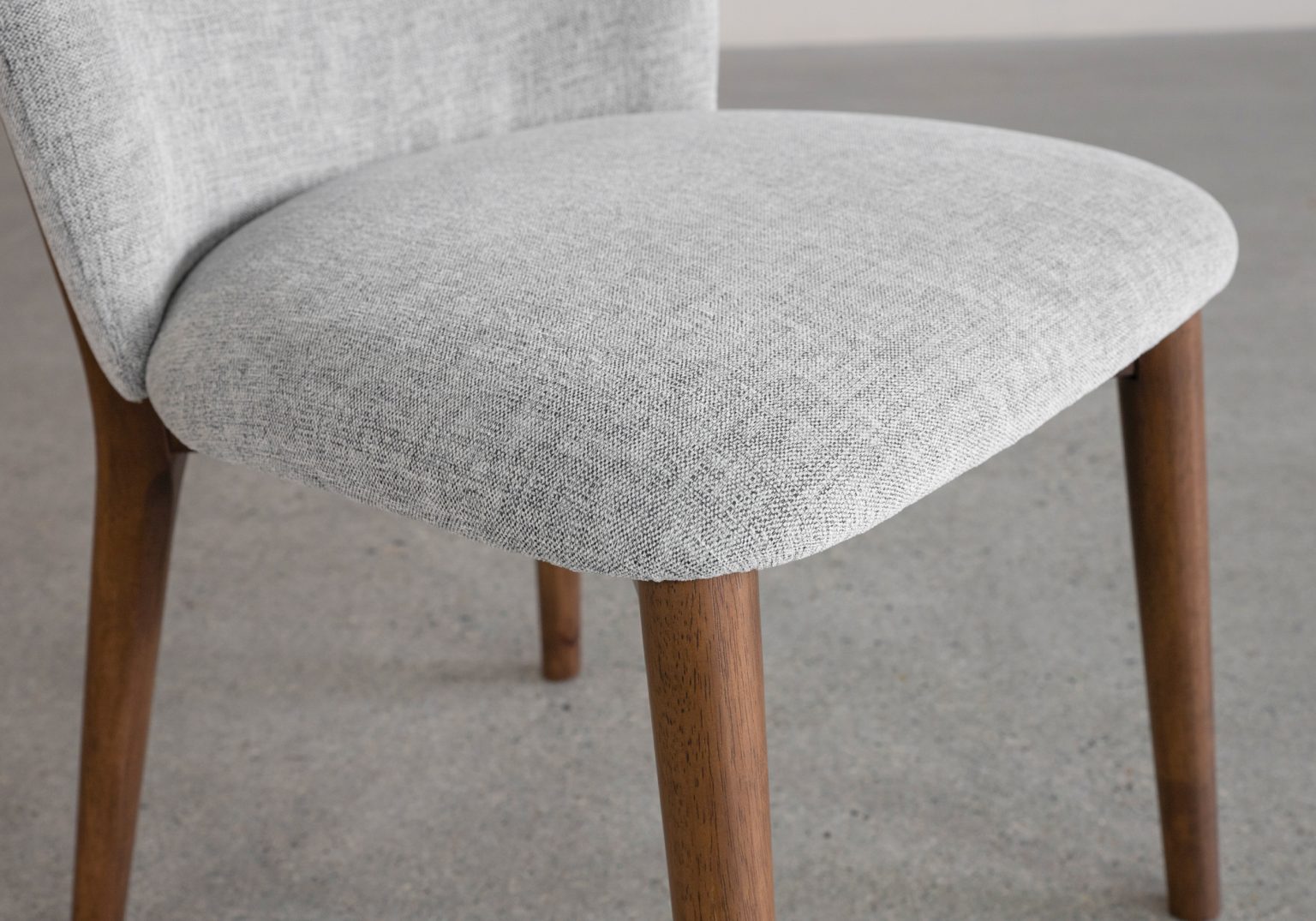 Nadine Shale Fabric Dining Chair Seat