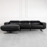 Viola Leather Sectional Sofa