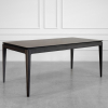 Alexander Smoked Oak Dining Table - Angle