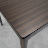Alexander Smoked Oak Dining Table - CloseUp