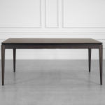 Alexander Smoked Oak Dining Table - Front