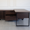 Bisana Executive Desk Drawer Open Front