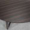 Harley Smoked Oak Dining Table - CloseUp