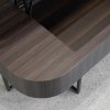 Spokane Smoked Oak Coffee Table - Close Up
